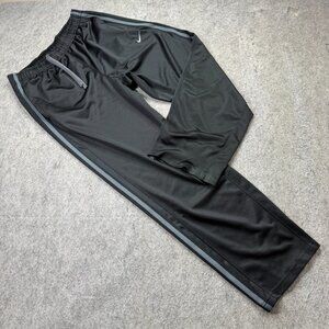 Nike Track Pants Men XL Black Gray 31" Epic Knit Training 480238 Lightweight 103